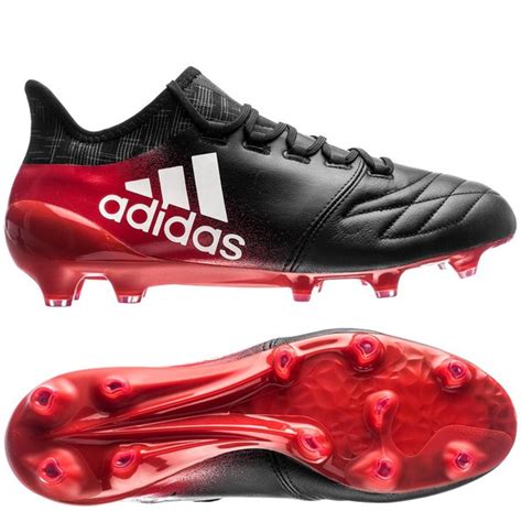 adidas x 16.1 fg leder rot schwarz weiss|adidas X 16.1 Leather FG .